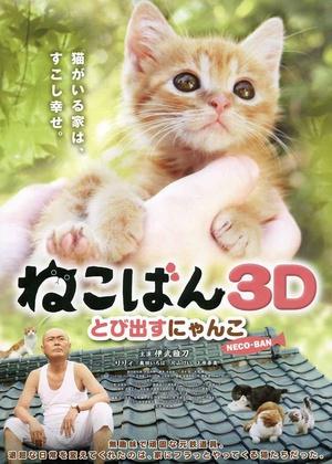 小猫跳出来3D海报