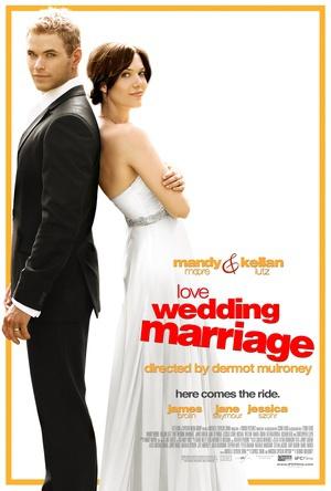 爱情婚礼和婚姻海报